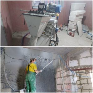 Механизированная штукатурка