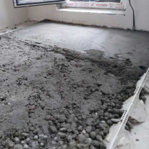 Стяжка пола со звукоизоляцией